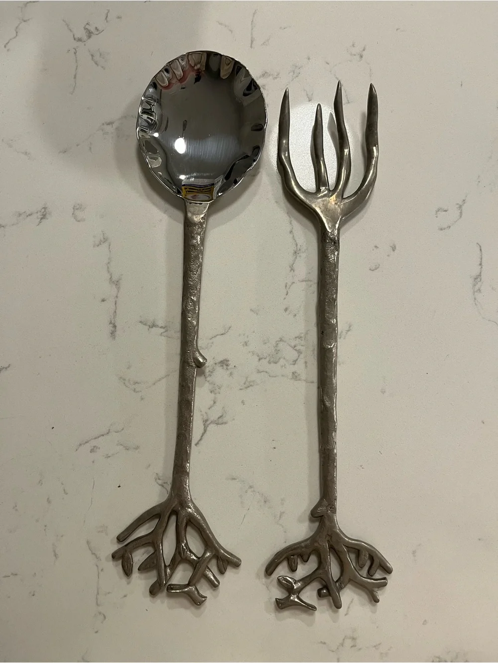 Vntg Michael Aram Dream Fairy Tale Collection Stainless Tree of Life Serving Set
